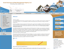 Tablet Screenshot of excelagency.com